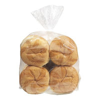 Mini Plain Kaiser Rolls baked in store 344g