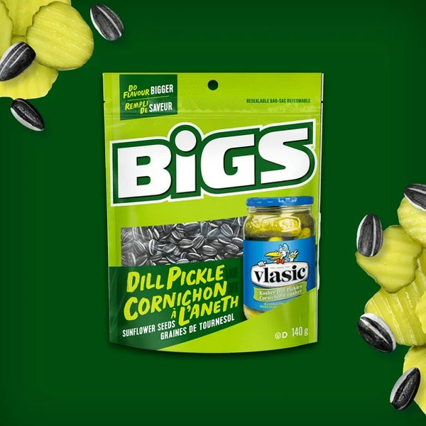 Bigs Dill Pickle Sunflower Seeds 140g