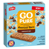 Go Pure Oat Soft Baked Chocolate Chip Bars, 5 bars / 175g