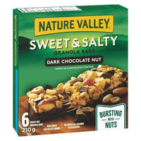 Nature Valley Sweet & Salty Granola Bars, Dark Chocolate Nut 210g