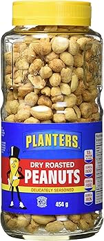 Planters Dry Roasted Peanuts 454 gm