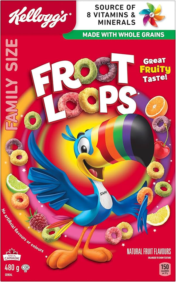 Kelloggs Froot Loops Family 480 gm