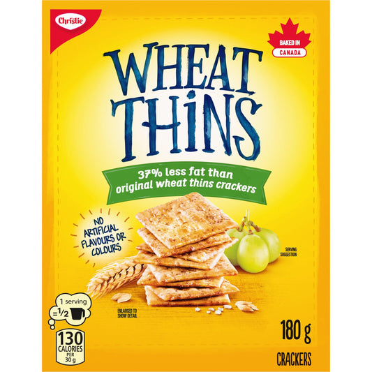 Wheat Thins Less Fat Crackers 180g