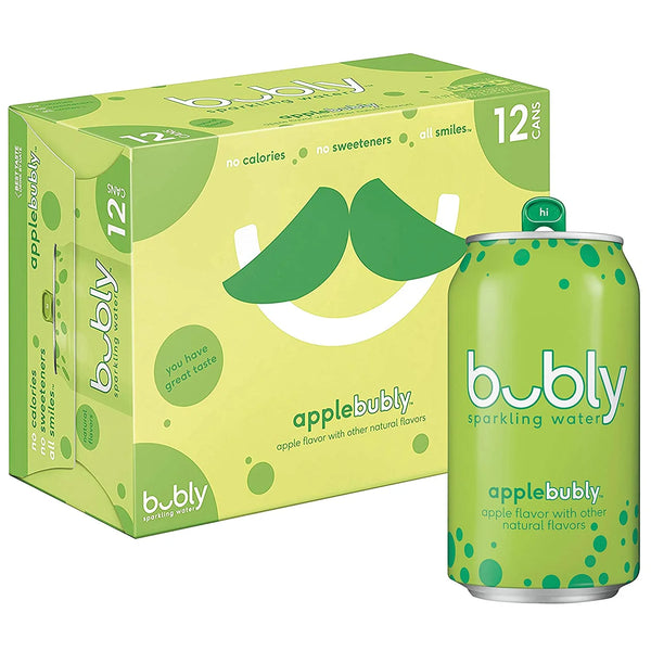 Bubly Sparkling Water Apple 12pk