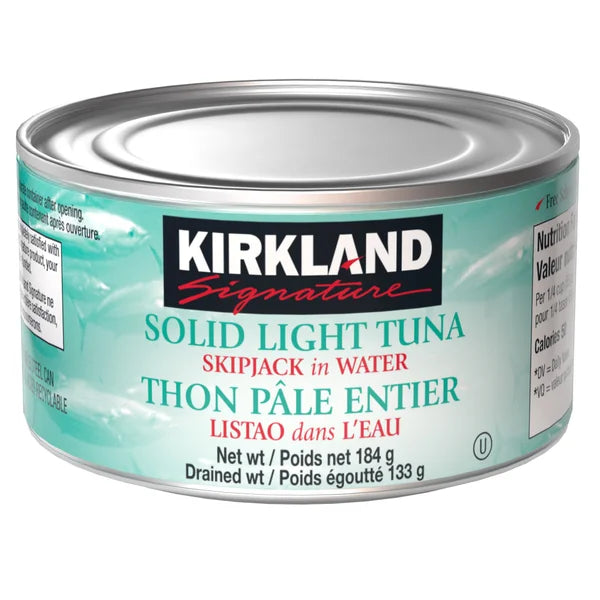 Kirkland Signature Solid Light Tuna in Water 8 x 184 g