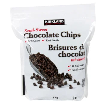 Kirkland Signature Semi-Sweet Chocolate Chips 2 kg