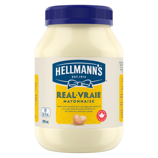 Hellmann's Real Mayonnaise, 890 mL Mayonnaise