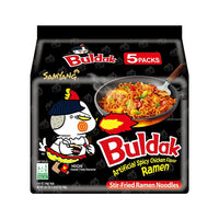 Samyang – Spicy Chicken Buldak Noodle (Original) 140g x 5, Pack of 5 (140g each), Classic Spicy Chicken, 700g