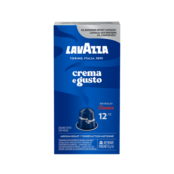 Lavazza Crema E Gusto Medium Roast Coffee Pods Pack of 100, 0.7kg