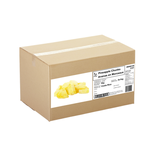 Fennec Frozen Pineapple Chunks 5 x 1 kg