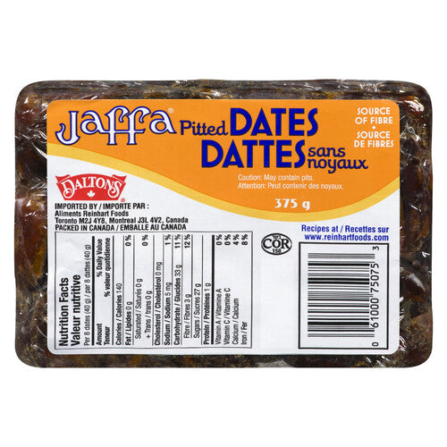 Jaffa  Pitted Dates Bar 375 G.