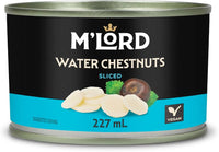 MLord Sliced Water Chestnuts 227ml