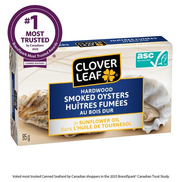 Cloverleaf Smoked Oysters 85g