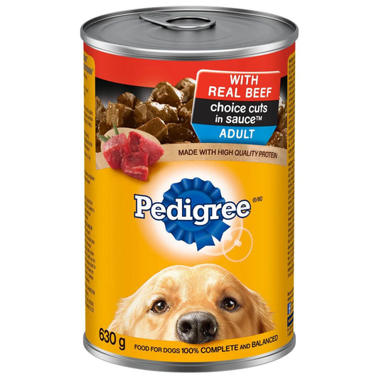 Pedigree Choice Cuts With Beef 630G