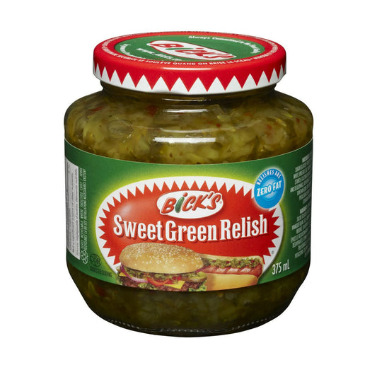 Bicks Sweet Green Relish 375 Ml.