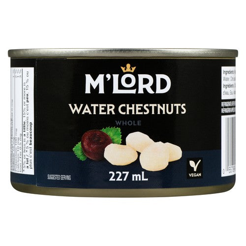 MLord Whole Water Chestnuts 227ml