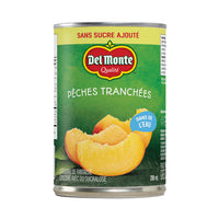 Del Monte Peach Slices In Water, No Sugar Added 398mL