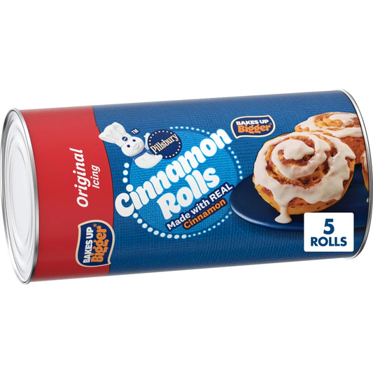 Pillsbury Cinnamon Rolls With Icing 5 Count - 7.3 Oz