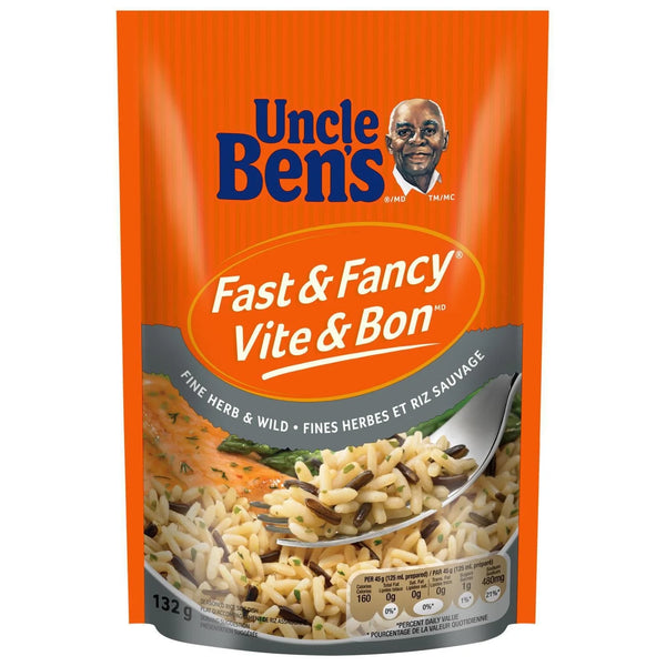 Uncle Bens Fine Herb/Wild Rice 132g