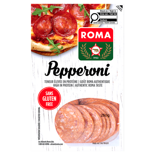 Roma Pepperoni Sml Sans Gluten Free 250g