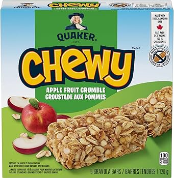 Quaker Apple Fruit Crumble Bars 5 GRANOLA BAR 120g