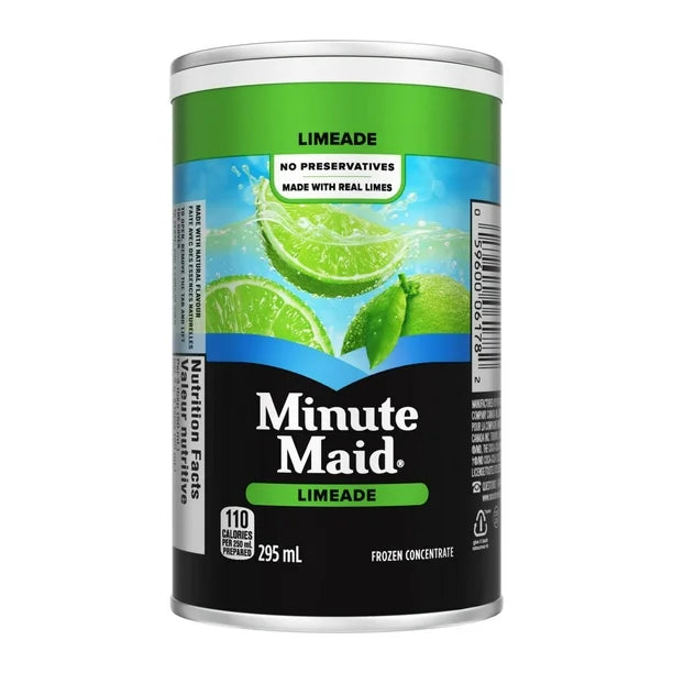 Minute Maid Frozen Limeade Concentrate, 295 mL