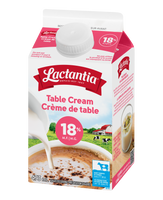 Lactantia Table Cream 18%, 473ML