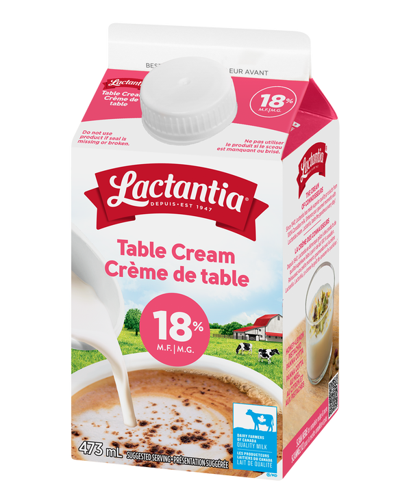 Lactantia Table Cream 18%, 473ML