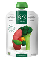 Love Child, Organic Apples, Sweet Potatoes, Broccoli & Spinach 128 mL