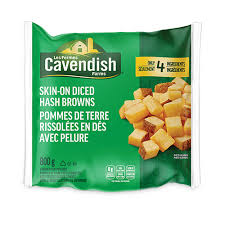 Cavendish Diced Hash Brown Potatoes 800G