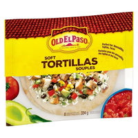 OOld El Paso Soft Flour Tortillas, Large, 334 g, 8 ct, 8 Tortillas, 334 g