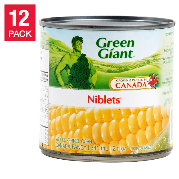 Green Giant Niblets Whole Kernel Corn	12 x 341 mL
