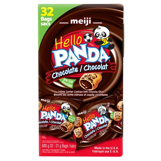 Hello Panda Chocolate Crème Filled Cookies 32 x 21 g