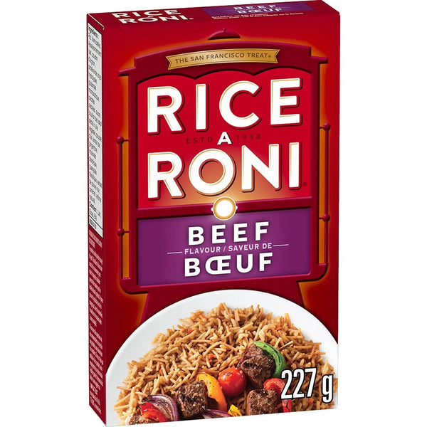 Rice-A-Roni Beef Flavour Rice & Vermicelli Mix with Beef Broth & Seasoning, 227 g.