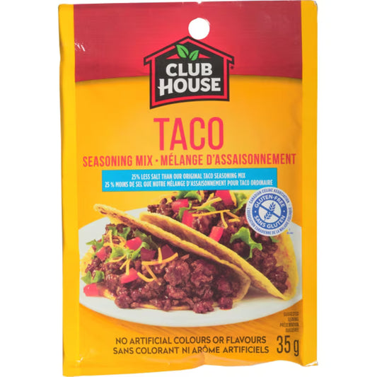 Club House Taco Seasoning Mix 35g