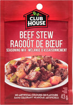 Club House Beef Stew Seasoning Mix 1env 43g