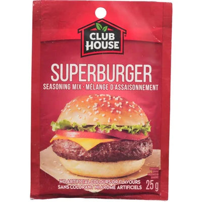 Club House Superburger Seasoning 1env 25g