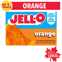 Jell-O Orange Jelly Powder Light, Gelatin Mix, Box, Caseine-Free, 10.2g