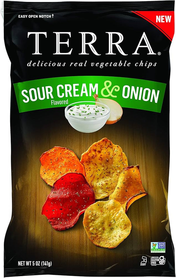 Terra Sour Cream & Onion, 141 g, Vegetable Chips