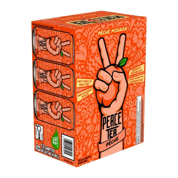 Peacetea Peach 12 Pk, 12*341 ml