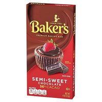 Bakers Semi Sweet Chocolate S 225g