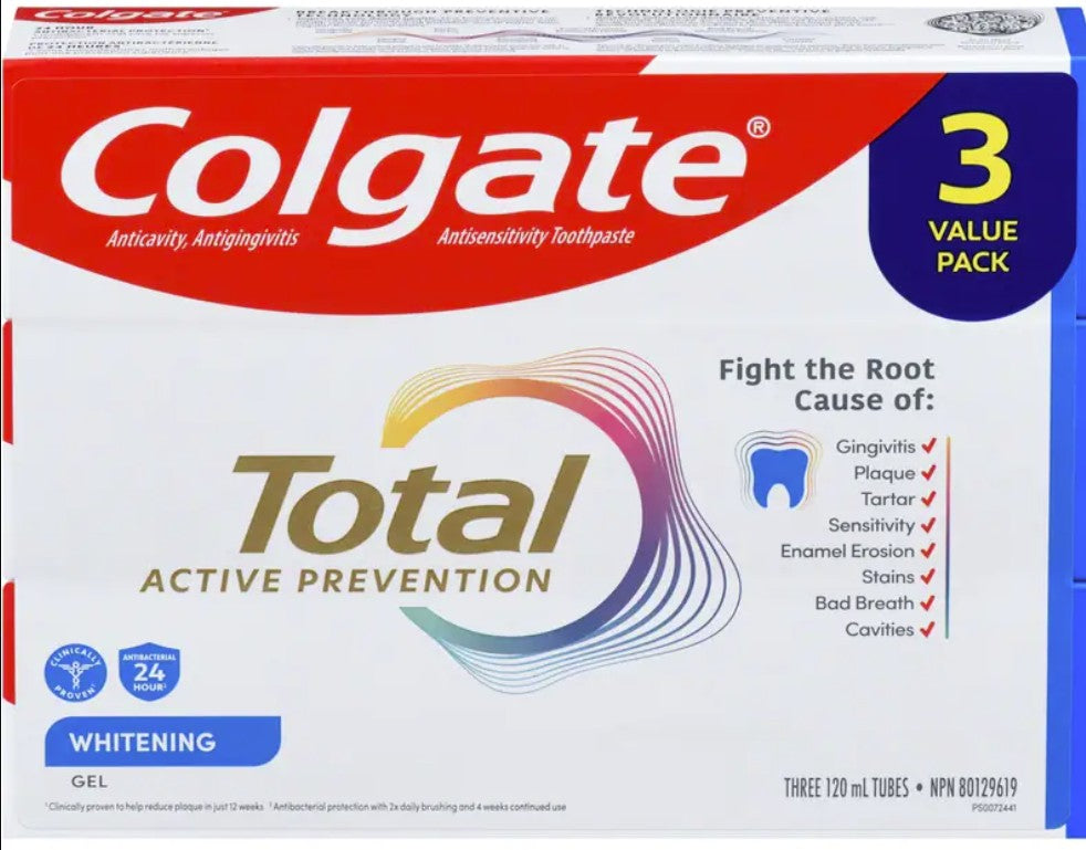 Colgate (Total Whitening Gel Toothpaste)