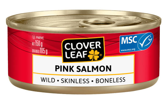 Cloverleaf Boneless Pink Salmo 150 g