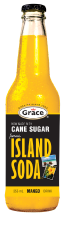 Grace Mango Island Soda, 355ml bottle