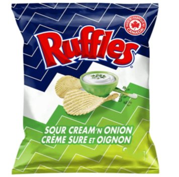 Ruffles Sour Cream and Onion Chips 612g