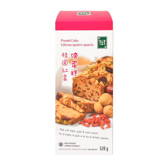T&T Pound Cake - Longan, Jujube, Walnuts (520g)