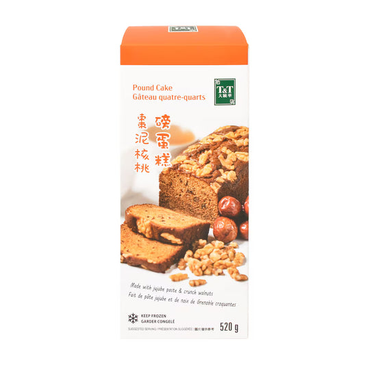 T&T Pound Cake - Jujube Paste, Walnuts (520g)