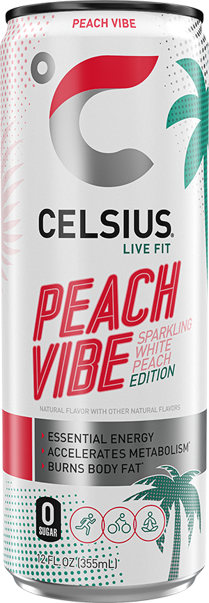 Celsius Peach Vibe 355ml