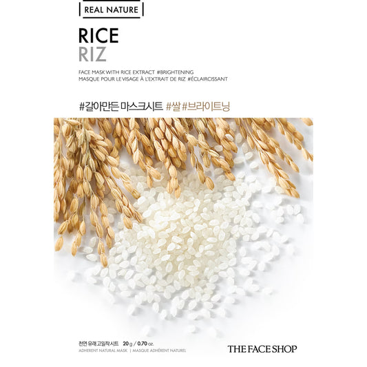 The Face Shop  Real Nature Rice Face Mask