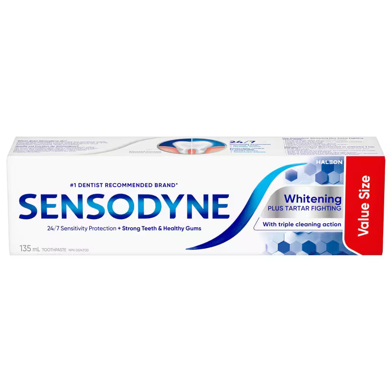 Sensodyne (Whitening Plus Tartar Fighting Toothpaste For Sensitive Teeth)